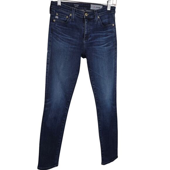 Adriano GoldSchmeid AG-ED The Prima Cigarette Leg Whiskering Women's Jeans 25 - Picture 1 of 6